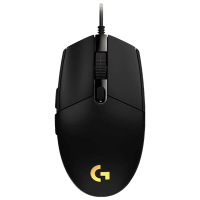 logitech G203 Wired Mouse with Customizable
                      Buttons (8000 DPI, LED Lights, Black)