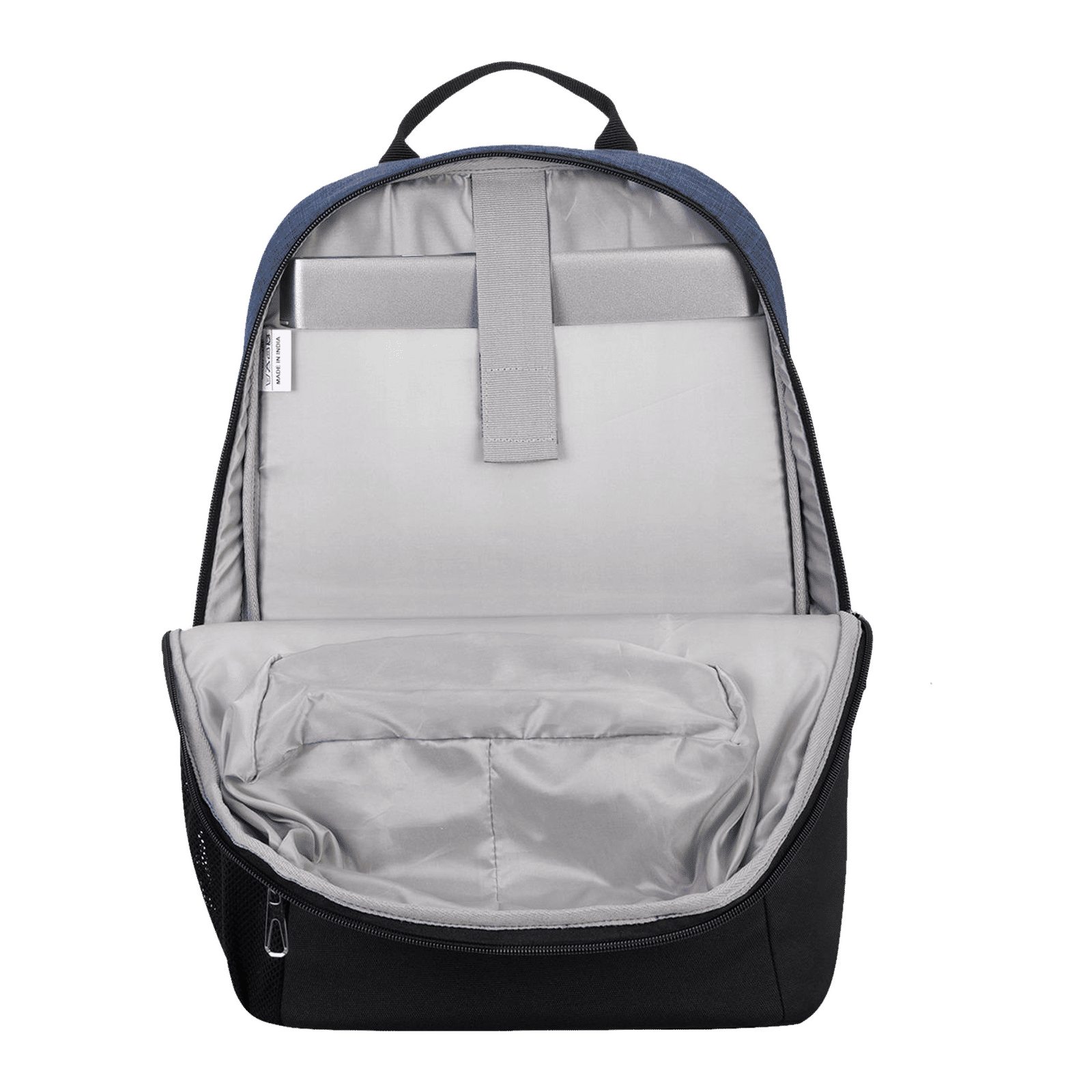 Croma Polyester Laptop Backpack for 15.6 Inch Laptop (21 L, Padded Shoulder Straps, Blue and Black) Croma Polyester Laptop Backpack for 15.6 Inch Laptop (21 L, Padded Shoulder Straps, Blue and Black)_4