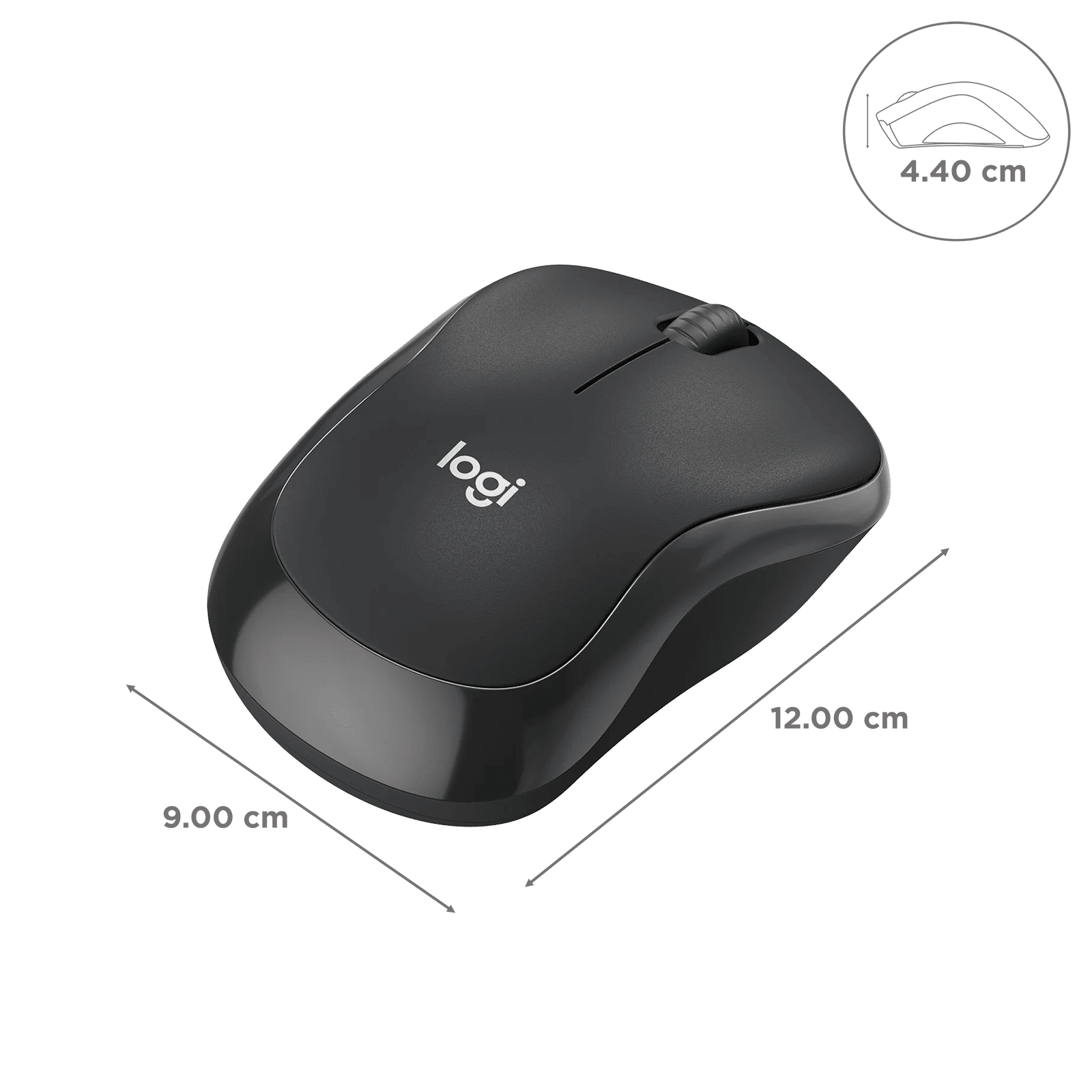 logitech M240 Bluetooth Wireless Optical Mouse (4000 DPI Adjustable, Sensor Technology, Graphite) logitech M240 Bluetooth Wireless Optical Mouse (4000 DPI Adjustable, Sensor Technology, Graphite)_3