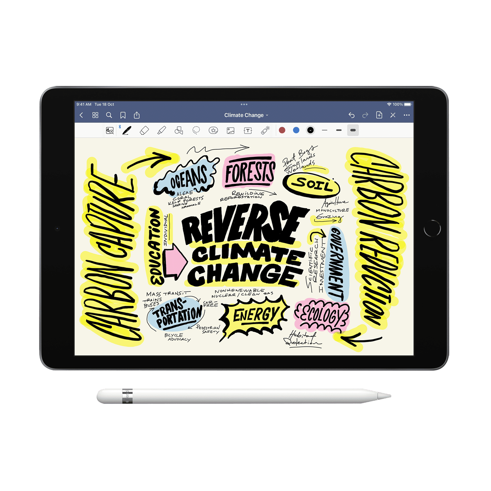 Apple Pencil 1st Generation For iPad (Pixel-Perfect Precision, MQLY3HN/A, White)_3