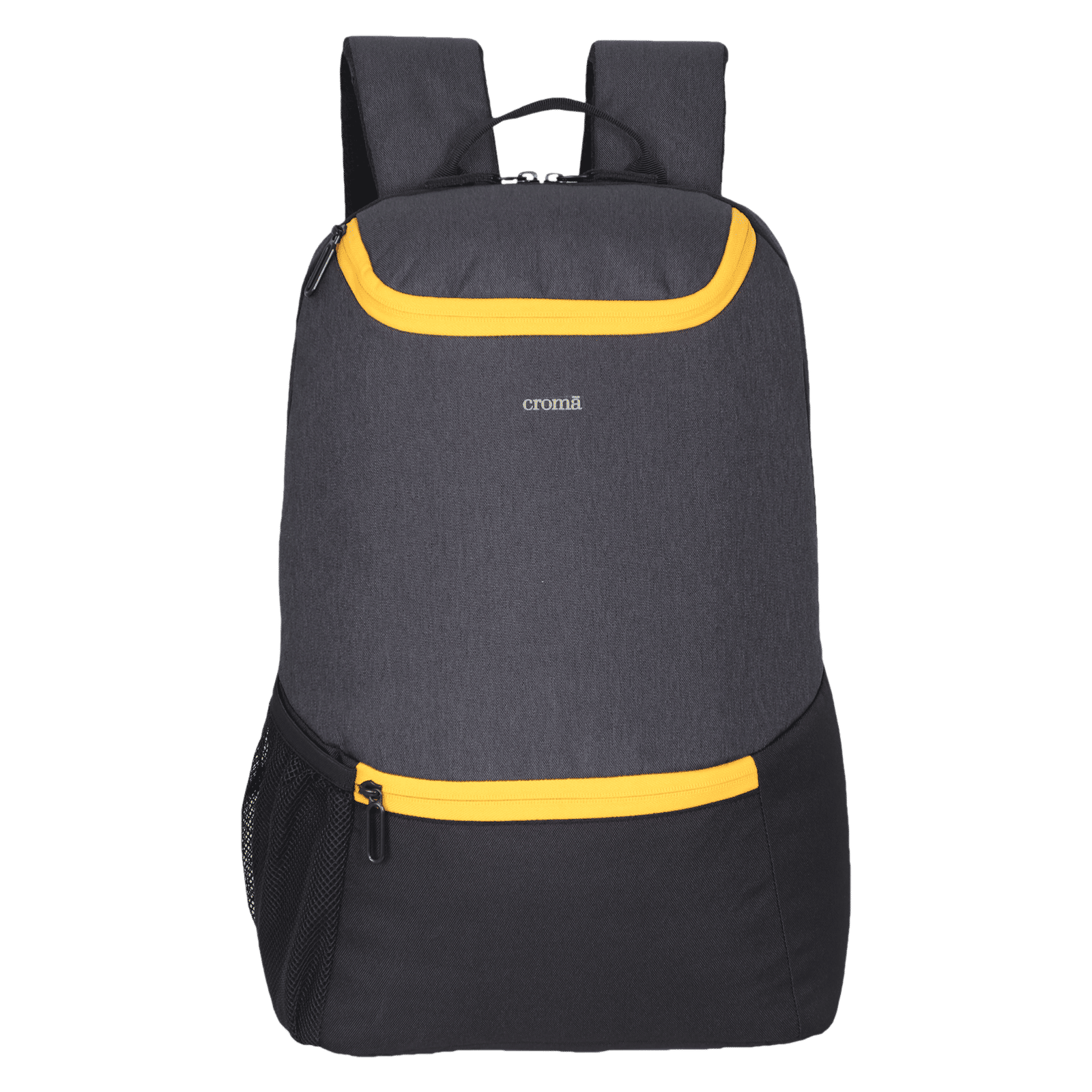 Croma Polyester Laptop Backpack for 15.6 Inch Laptop (21 L, Adjustable Shoulder Straps, Grey) Croma Polyester Laptop Backpack for 15.6 Inch Laptop (21 L, Adjustable Shoulder Straps, Grey)_1