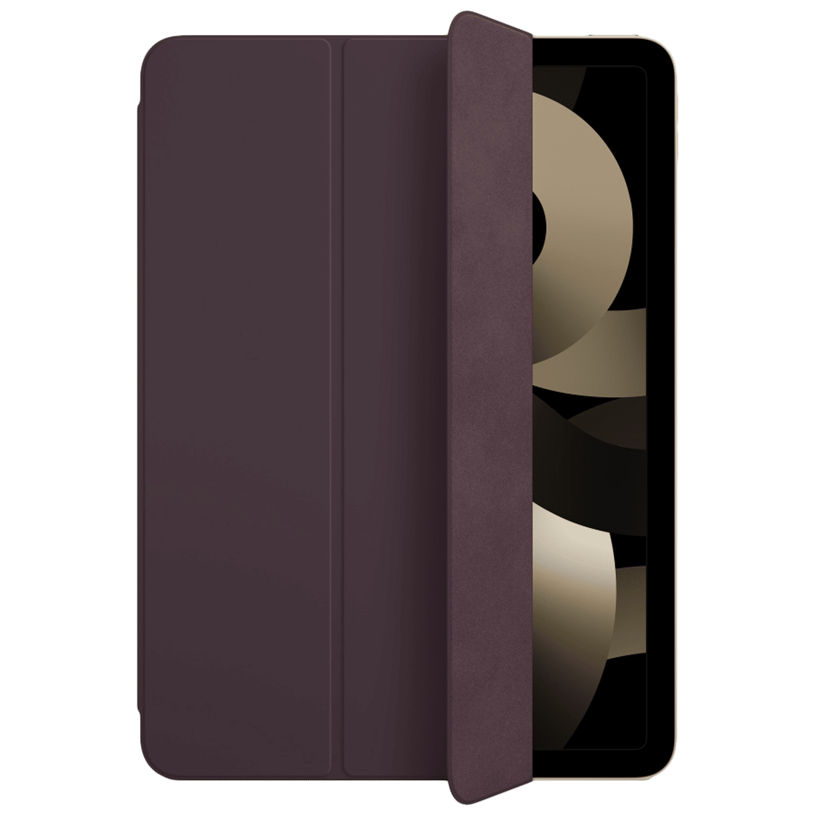 Apple MNA43ZM/A Polyurethane Smart Folio Case for iPad Air (5th Gen) 10.9 Inch (Automatically Wakes, Dark Cherry)_3