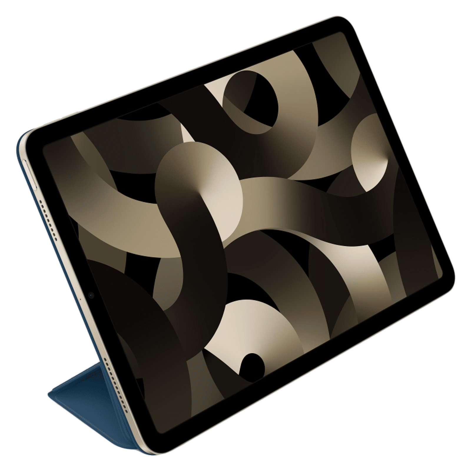 Apple Smart Polyurethane Folio Case for iPad Air 5th (5th Gen) 10.9 Inch (Easily Foldable, Blue)_3