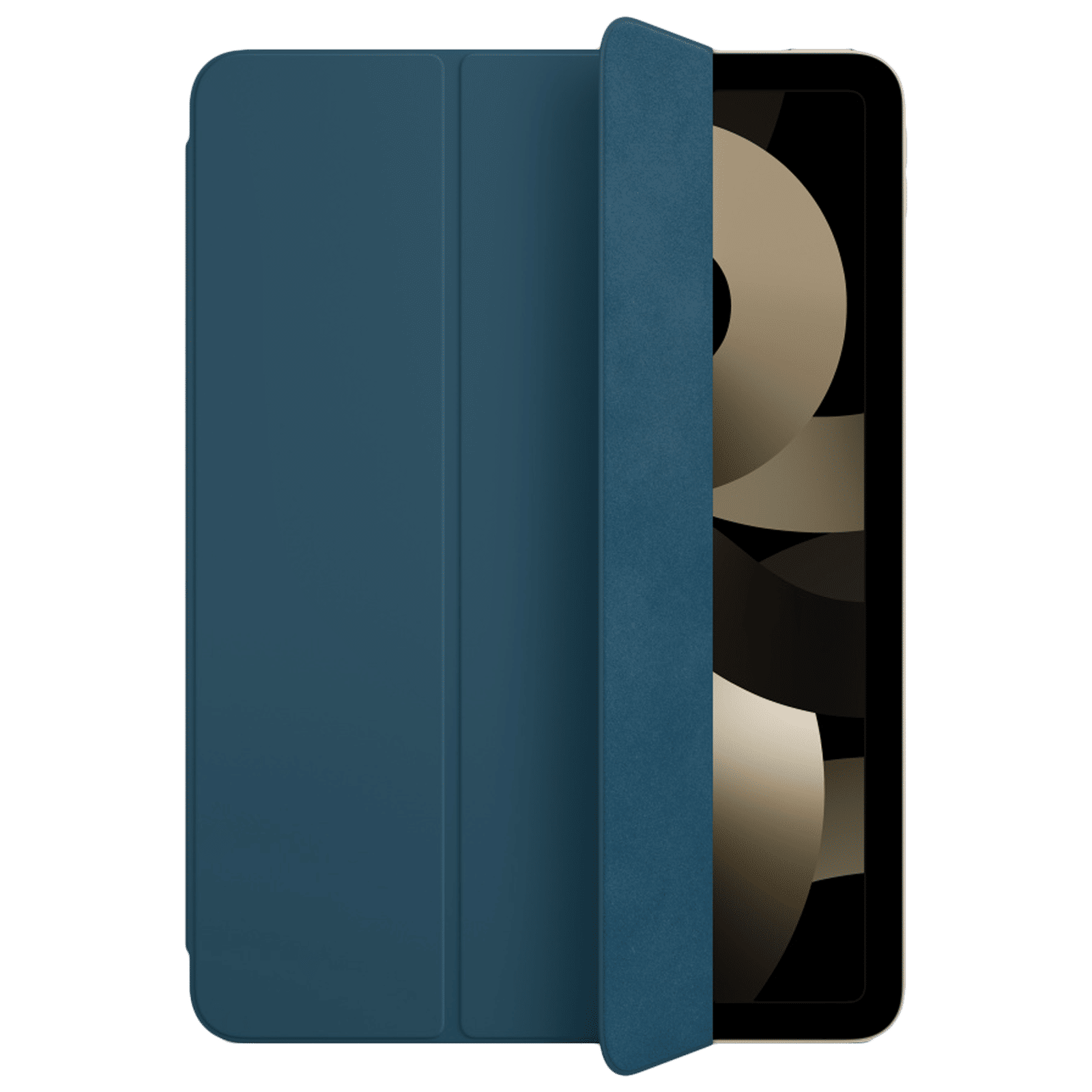 Apple Smart Polyurethane Folio Case for iPad Air 5th (5th Gen) 10.9 Inch (Easily Foldable, Blue)_4