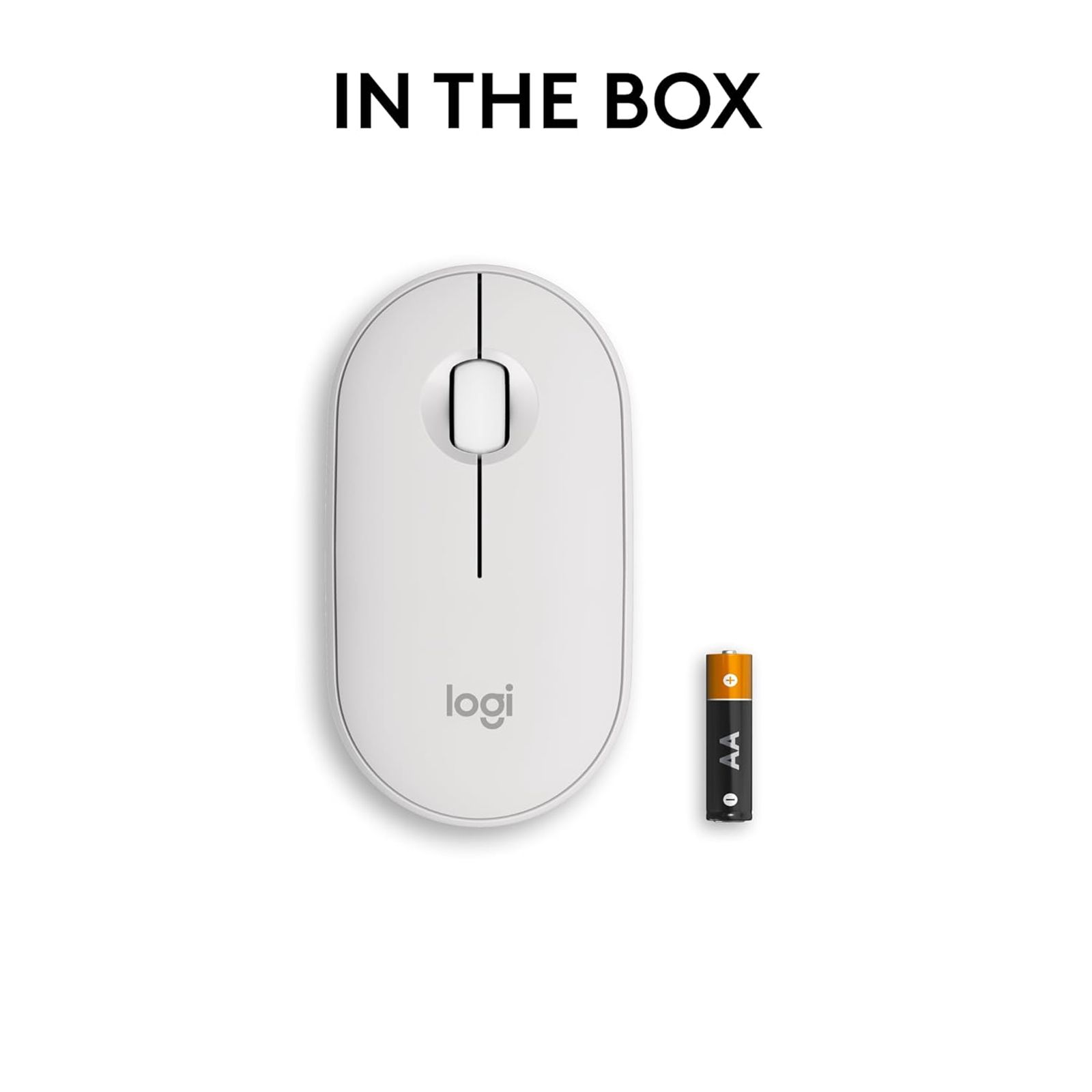 logitech Pebble Mouse 2 Wireless Optical Mouse with Silent Click Buttons (1000 DPI, Ultra Portable, Tonal White) logitech Pebble Mouse 2 Wireless Optical Mouse with Silent Click Buttons (1000 DPI, Ultra Portable, Tonal White)_9