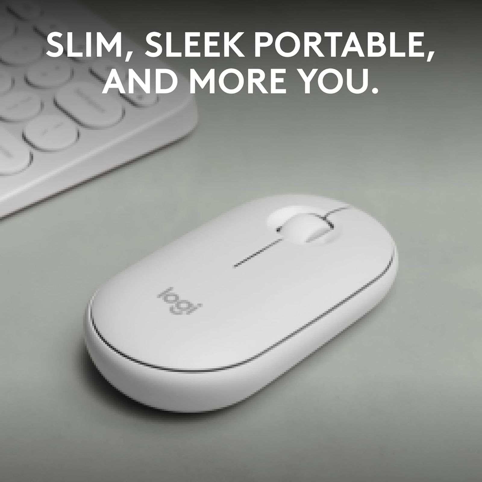 logitech Pebble Mouse 2 Wireless Optical Mouse with Silent Click Buttons (1000 DPI, Ultra Portable, Tonal White) logitech Pebble Mouse 2 Wireless Optical Mouse with Silent Click Buttons (1000 DPI, Ultra Portable, Tonal White)_10