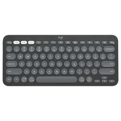 logitech Pebble Keys 2 Bluetooth Wireless
                      Keyboard with Multi Device Pairing (10
                      Customizable Keys, Tonal Graphite)
