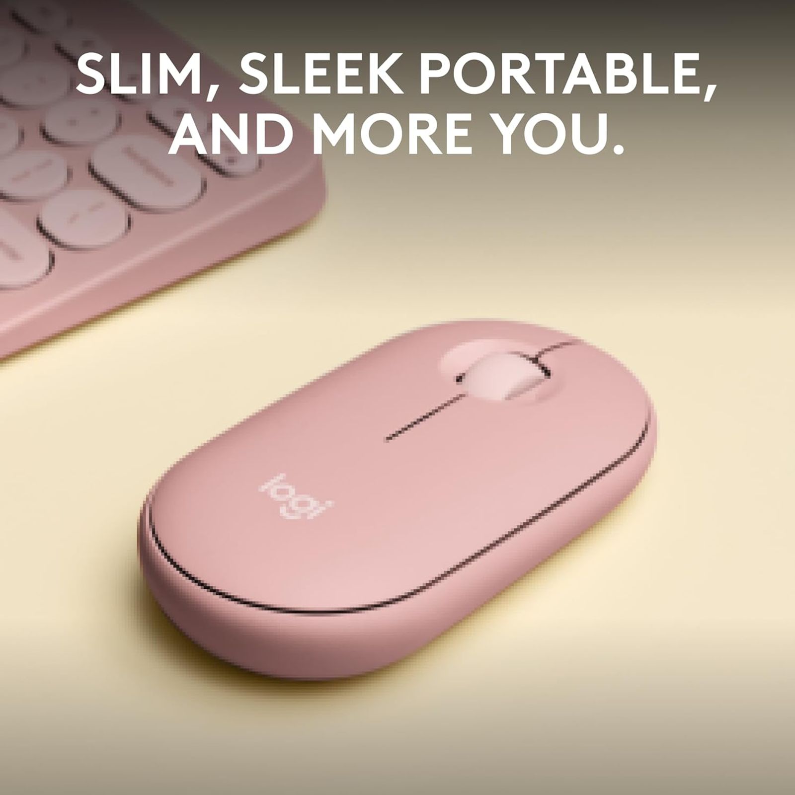 logitech Pebble Mouse 2 Wireless Optical Mouse with Silent Click Buttons (1000 DPI, Ultra Portable, Tonal Rose) logitech Pebble Mouse 2 Wireless Optical Mouse with Silent Click Buttons (1000 DPI, Ultra Portable, Tonal Rose)_10