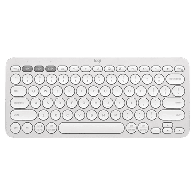 logitech Pebble Keys 2 Bluetooth Wireless
                      Keyboard with Multi Device Pairing (10
                      Customizable Keys, Tonal White)