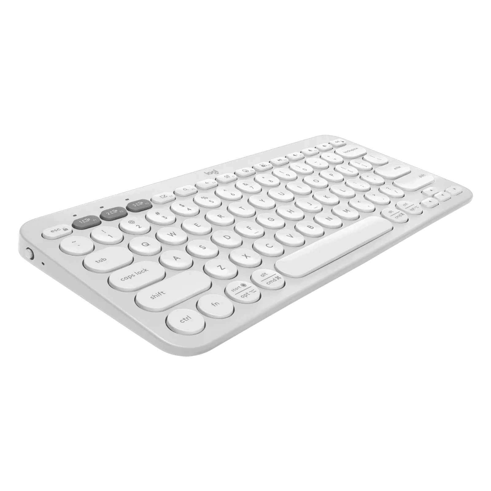 logitech Pebble Keys 2 Bluetooth Wireless Keyboard with Multi Device Pairing (10 Customizable Keys, Tonal White)_4