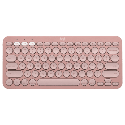 logitech Pebble Keys 2 Bluetooth Wireless
                      Keyboard with Multi Device Pairing (10
                      Customizable Keys, Tonal Rose)