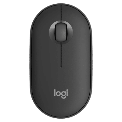 logitech Pebble Mouse 2 Wireless Optical
                      Mouse with Silent Click Buttons (1000 DPI, Ultra
                      Portable, Tonal Graphite)