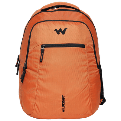 WILDCRAFT Boost 2 23 Litres Polyester Backpack (Padded Shoulder Strap, 12035, Orange)