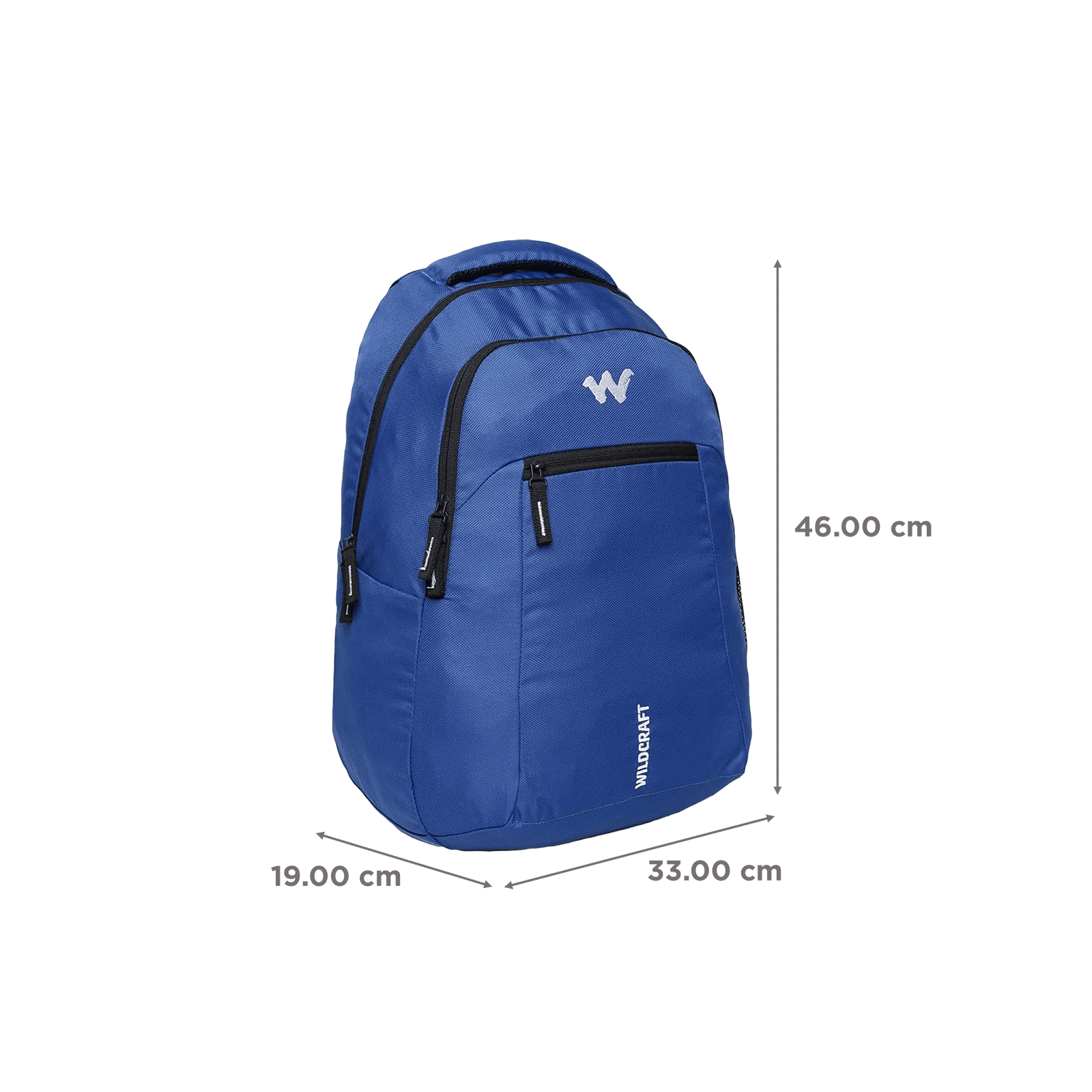 WILDCRAFT Boost 2 24 Litres Leather Laptop Backpack (Spacious and Modish,1235, Blue) WILDCRAFT Boost 2 24 Litres Leather Laptop Backpack (Spacious and Modish,1235, Blue)_2