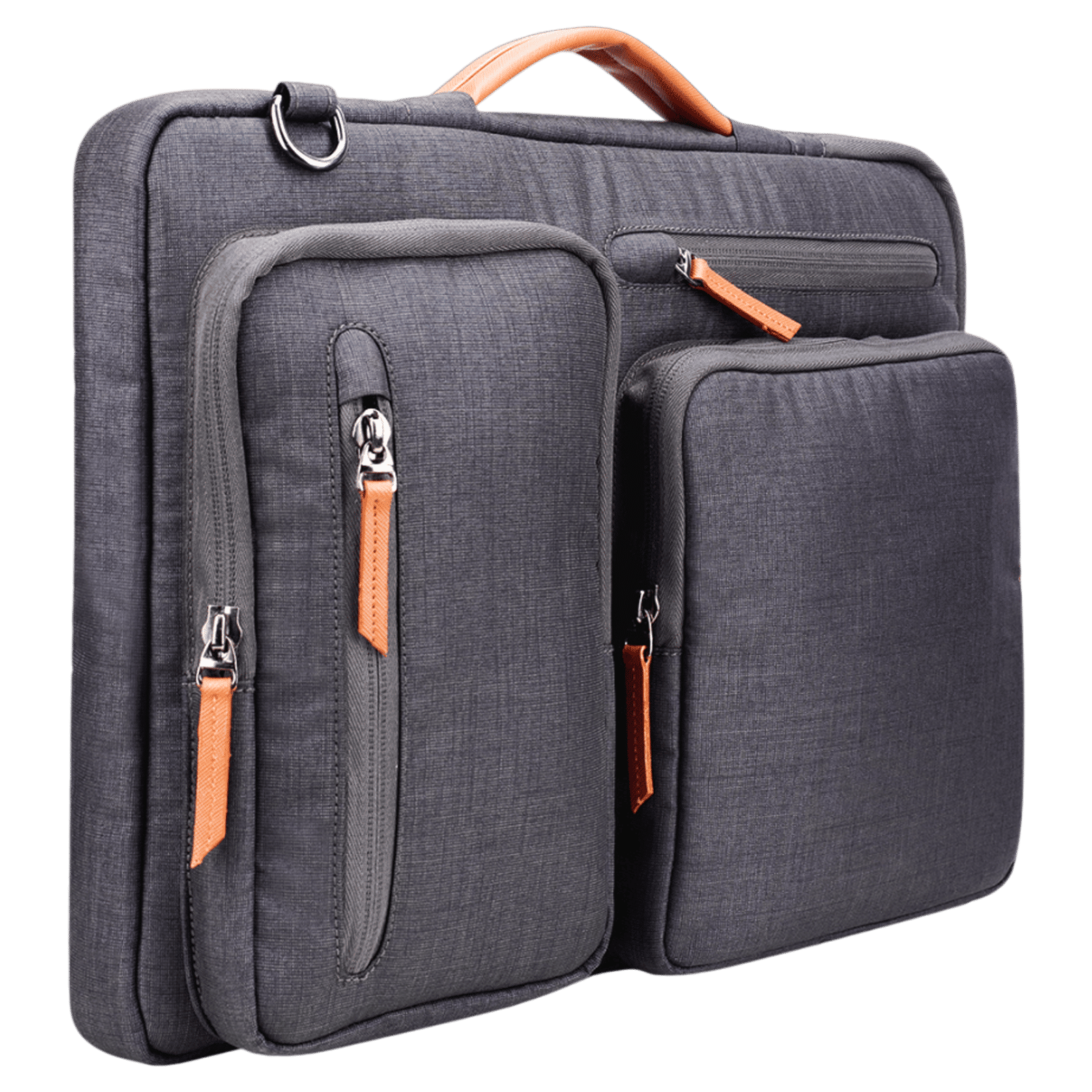 Croma Polyester Fabric Sling Bag for 15.6 Inch Laptop (5.7 L, Water Resistant, Grey) Croma Polyester Fabric Sling Bag for 15.6 Inch Laptop (5.7 L, Water Resistant, Grey)_4