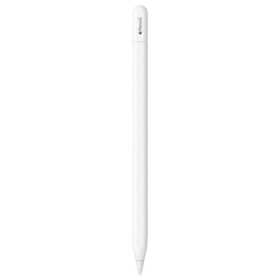Apple Pencil For iPad (Magnetically Attaches, MUWA3ZM/A, White)