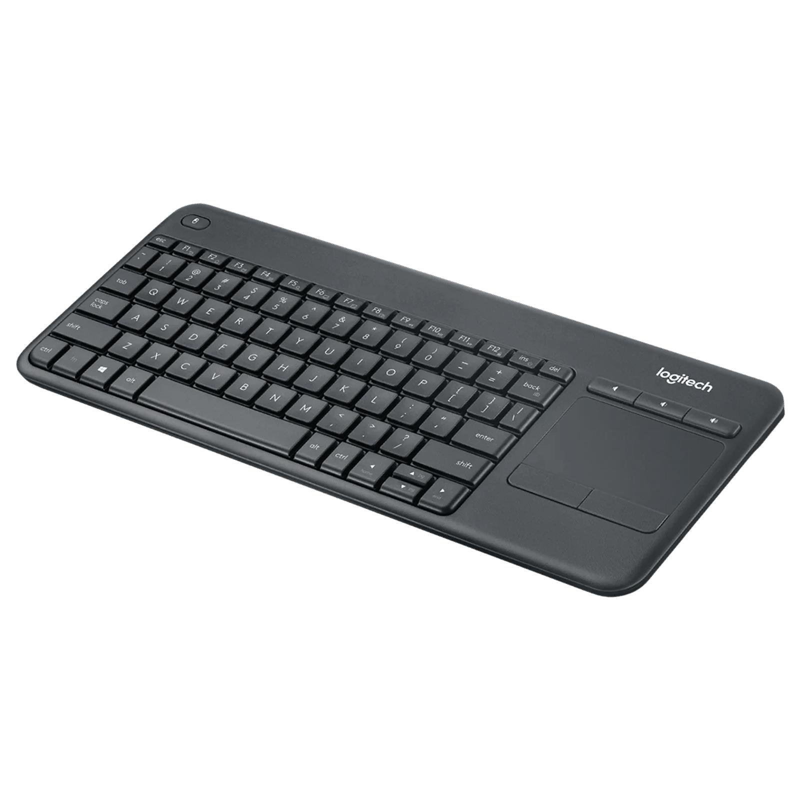 logitech K400 Plus 2.4GHz Wireless Keyboard with Built-in Touchpad (Upto 5 Million Keystrokes, Black)_6