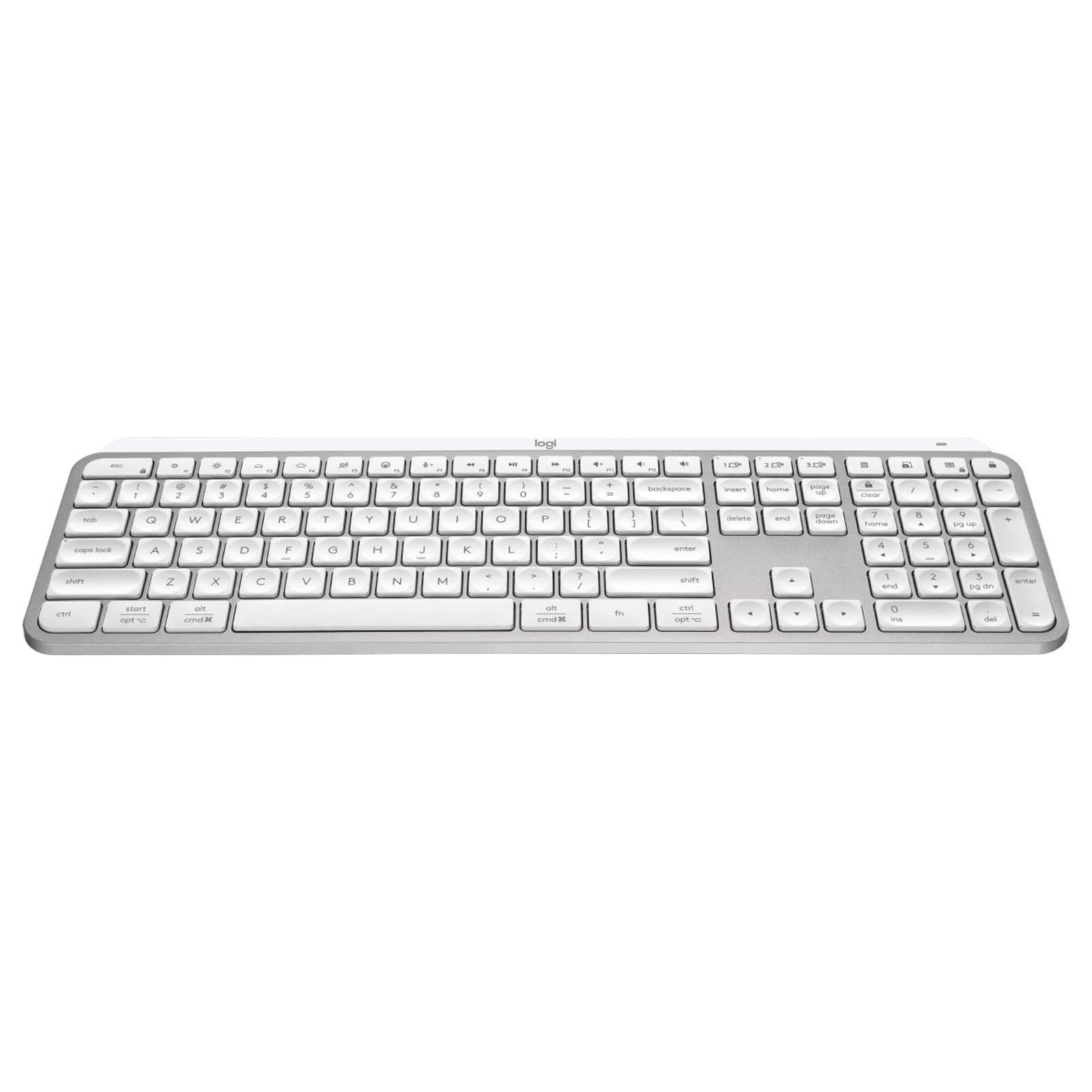 logitech MX KEYS S Rechargeable Bluetooth Wireless Keyboard with Backlit Keys (Fast Fluid Precise Typing, Pale Gray) logitech MX KEYS S Rechargeable Bluetooth Wireless Keyboard with Backlit Keys (Fast Fluid Precise Typing, Pale Gray)_2