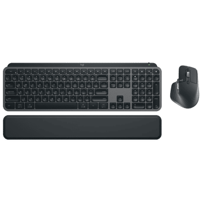 logitech MX KEYS S Rechargeable Wireless
                      Keyboard & Mouse Combo (Fast Fluid Precise
                      Typing, Graphite)