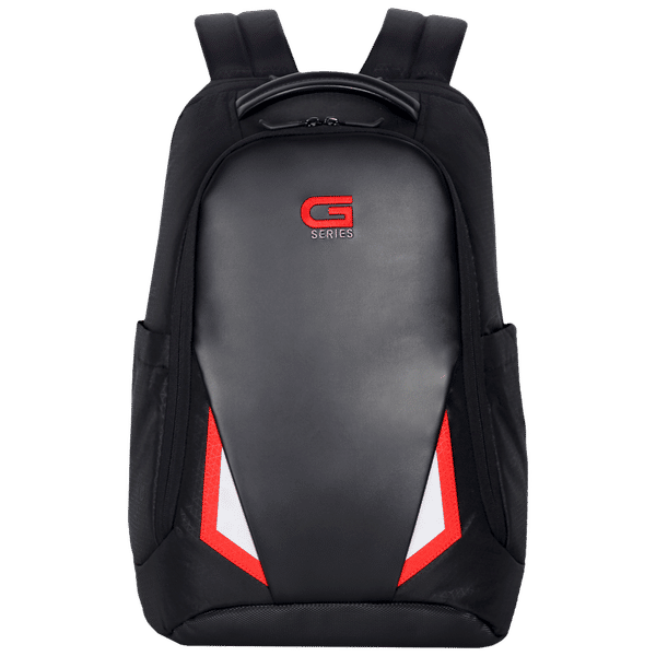 Buy DELL G Series PU Leather Laptop Backpack for 17 Inch Laptop (25 L,  Hanging Headphone Loop, Black & Red) Online - Croma
