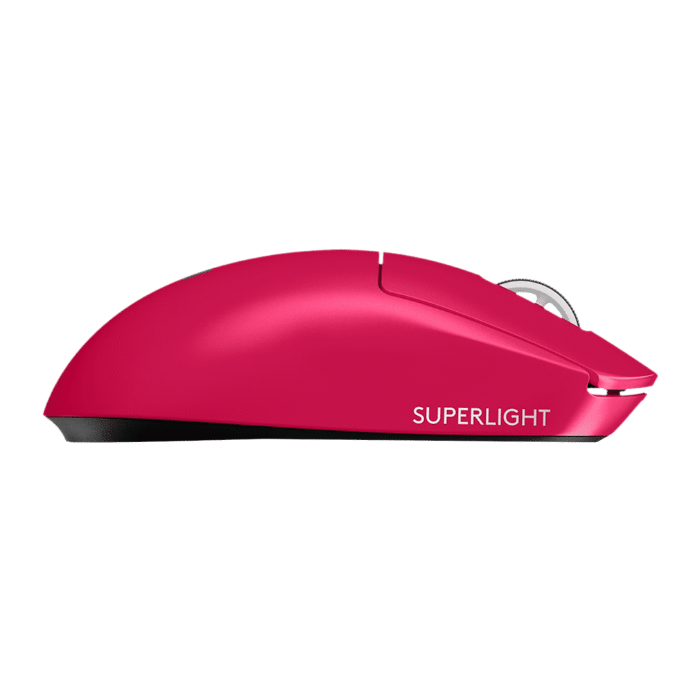 logitech Pro X Superlight 2 Rechargeable Wireless Optical Gaming Mouse with Lightforce Hybrid Switches (32000 DPI Adjustable, No Additive PTFE Feet, Pink)_12