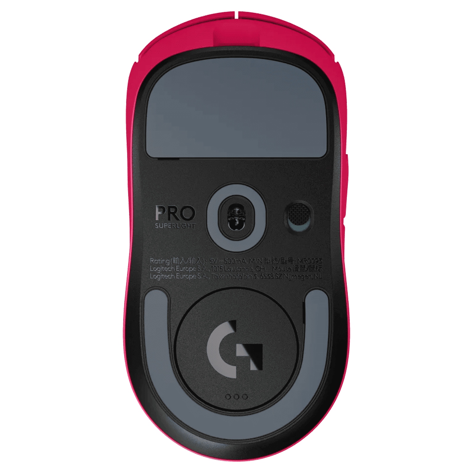 logitech Pro X Superlight 2 Rechargeable Wireless Optical Gaming Mouse with Lightforce Hybrid Switches (32000 DPI Adjustable, No Additive PTFE Feet, Pink)_7