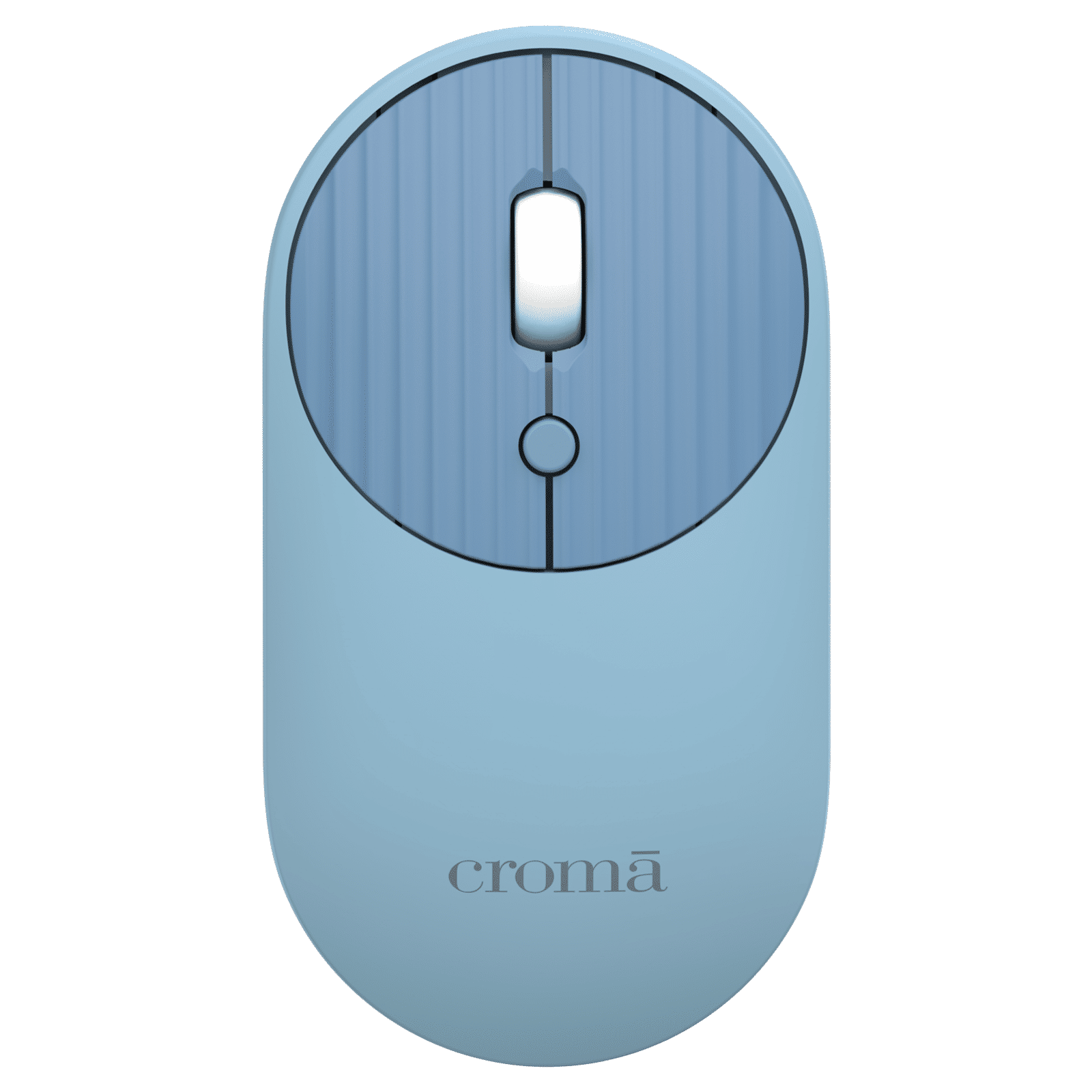 Croma 2.4 GHz Wireless Optical Mouse with Power Saving Feature (1600 DPI Adjustable, Ambidextrous Design, Blue) Croma 2.4 GHz Wireless Optical Mouse with Power Saving Feature (1600 DPI Adjustable, Ambidextrous Design, Blue)_1