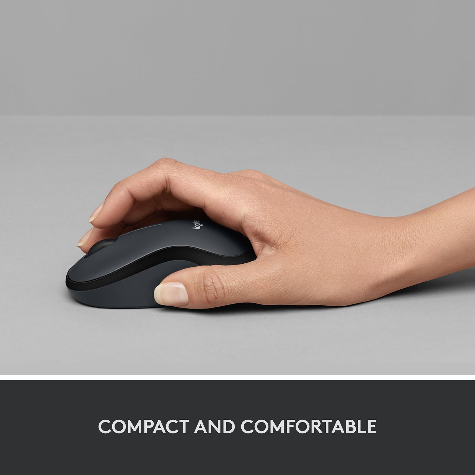 logitech M220 Wireless Optical Mouse with Silent Click Buttons (1000 DPI, Ambidextrous Design, Charcoal Black)_7