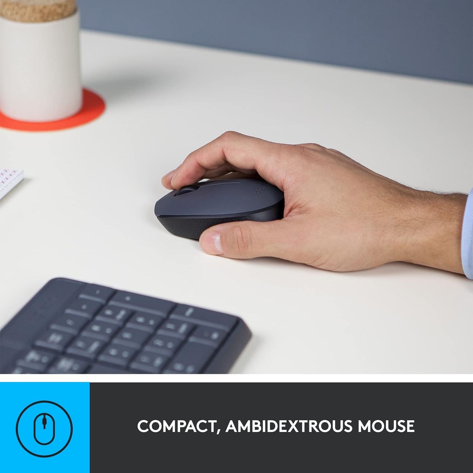 logitech MK235 Wireless Keyboard & Mouse Combo (Spill Resistant, Black) logitech MK235 Wireless Keyboard & Mouse Combo (Spill Resistant, Black)_5