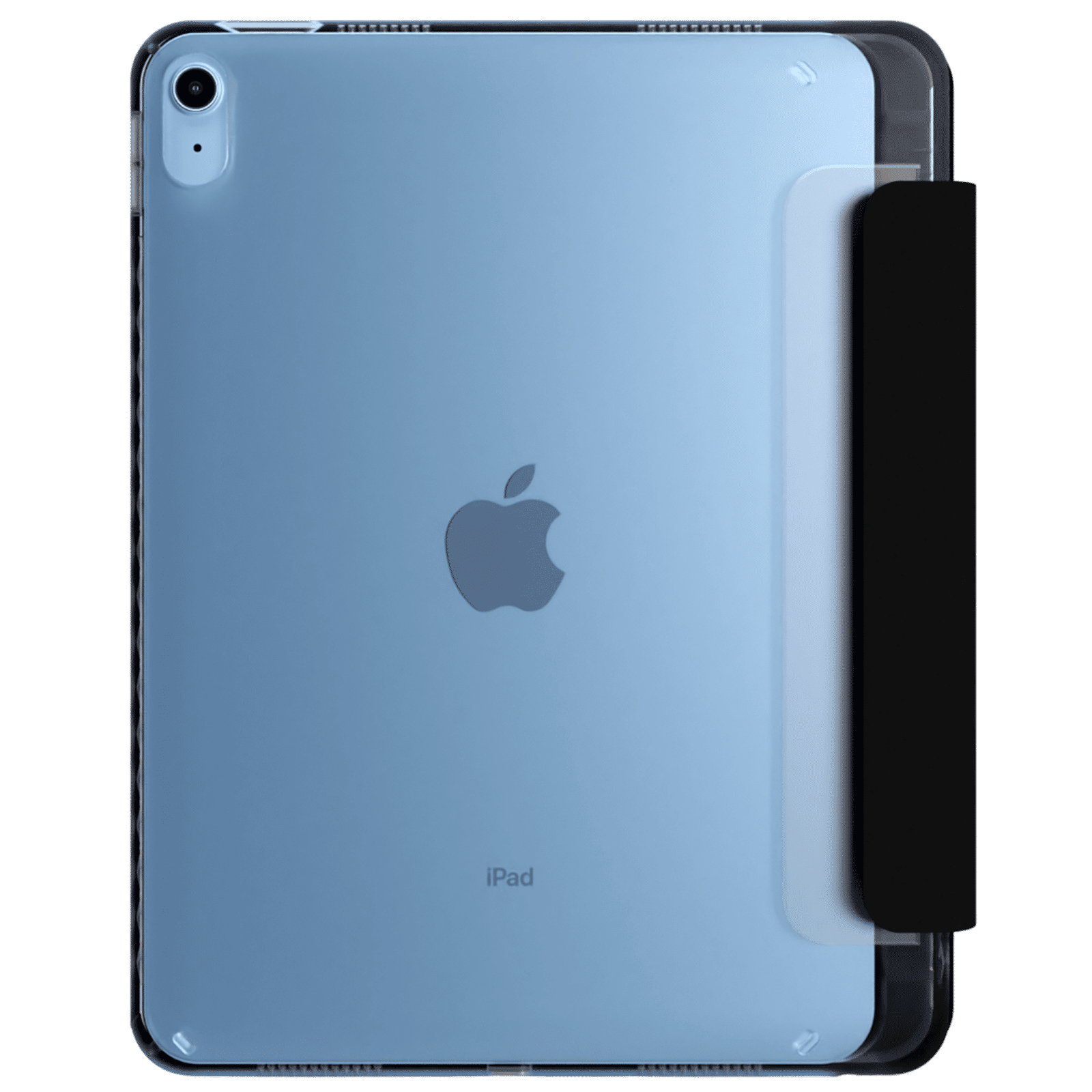 Croma Full Case Cover for Apple iPad Air 11 Inch (Smart Three-fold Design, Black) Croma Full Case Cover for Apple iPad Air 11 Inch (Smart Three-fold Design, Black)_3