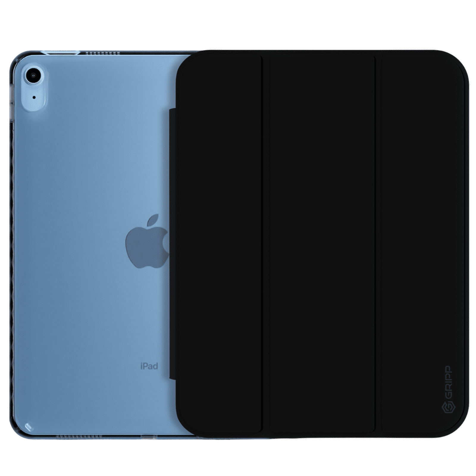 Croma Full Case Cover for Apple iPad Air 11 Inch (Smart Three-fold Design, Black) Croma Full Case Cover for Apple iPad Air 11 Inch (Smart Three-fold Design, Black)_1