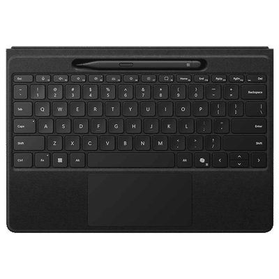 Microsoft EP2-01830 Wireless Keyboard for Surface Pro (11th Gen) with Slim Pen (78 Backlit Keys, Black)