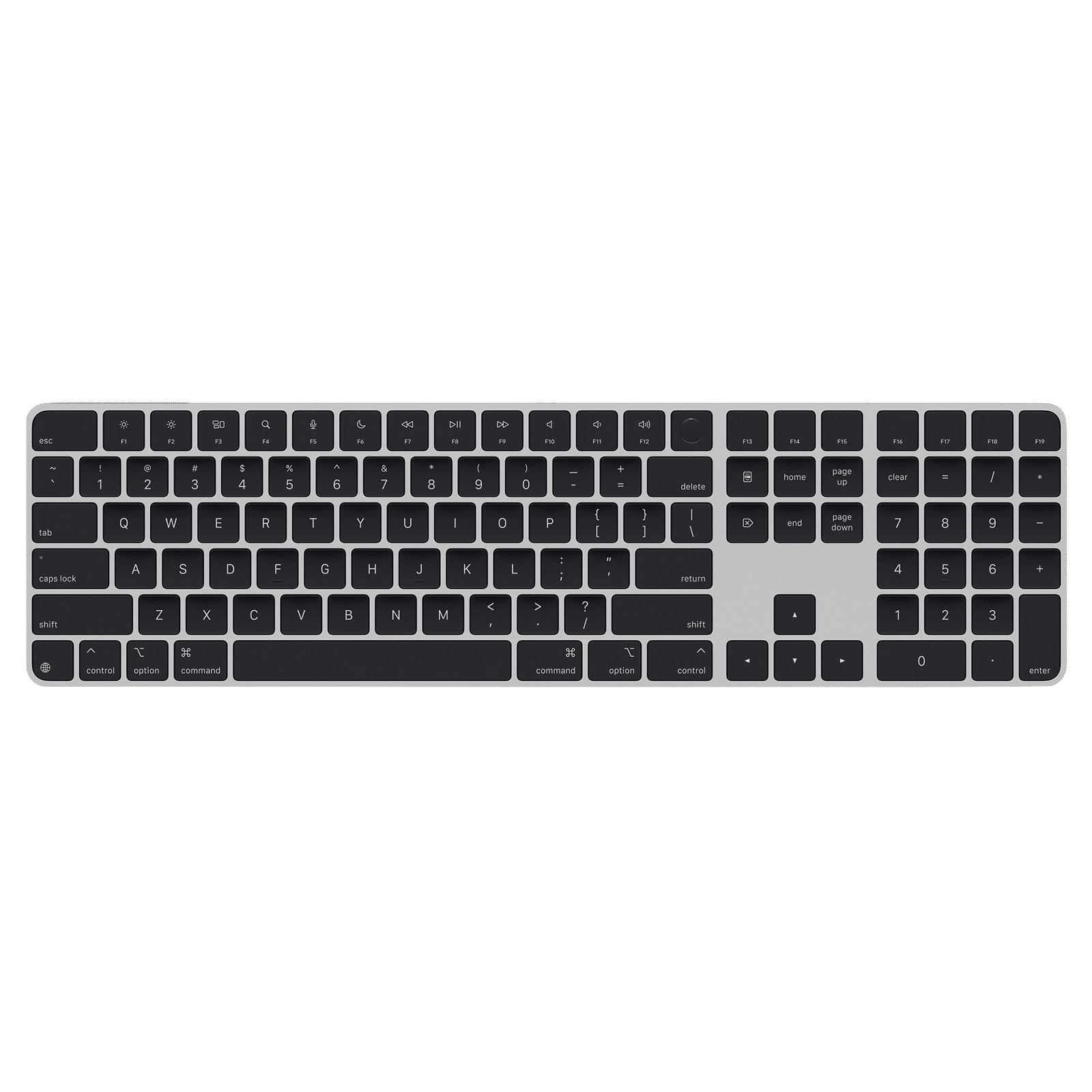 Apple Magic Rechargeable Bluetooth Wireless Keyboard with Dedicated Multimedia Keys (Pair & Charge, Black) Apple Magic Rechargeable Bluetooth Wireless Keyboard with Dedicated Multimedia Keys (Pair & Charge, Black)_1