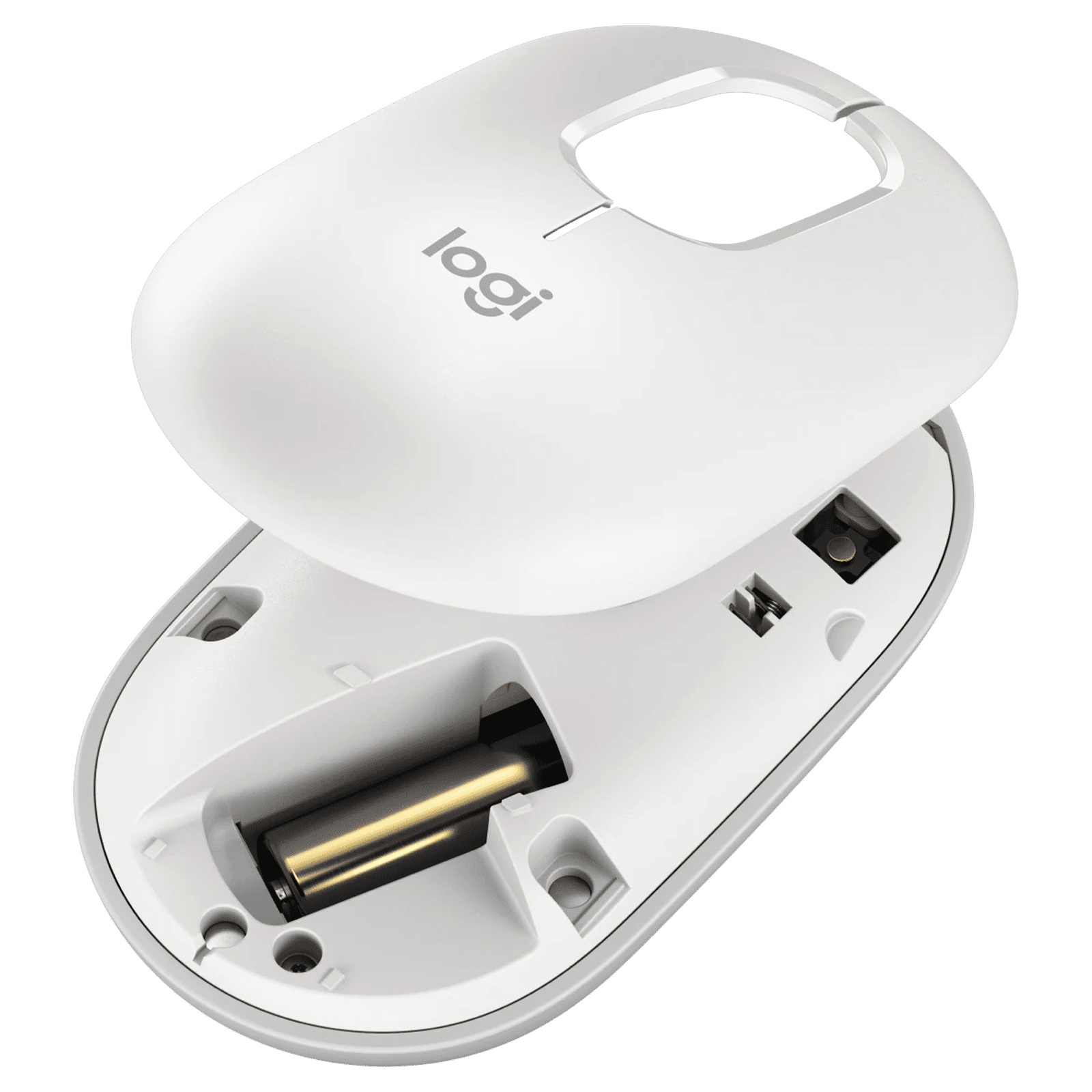 logitech POP Bluetooth Wireless Optical Performance Mouse with Emoji Software (4000 DPI Adjustable, 3 Easy Switch Channels, Off White)_8