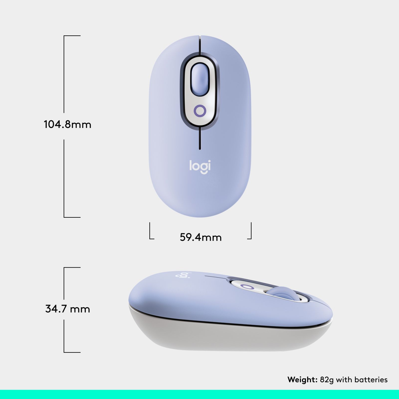 logitech POP Bluetooth Wireless Optical Performance Mouse with Emoji Software (4000 DPI Adjustable, 3 Easy Switch Channels, Lilac) logitech POP Bluetooth Wireless Optical Performance Mouse with Emoji Software (4000 DPI Adjustable, 3 Easy Switch Channels, Lilac)_12