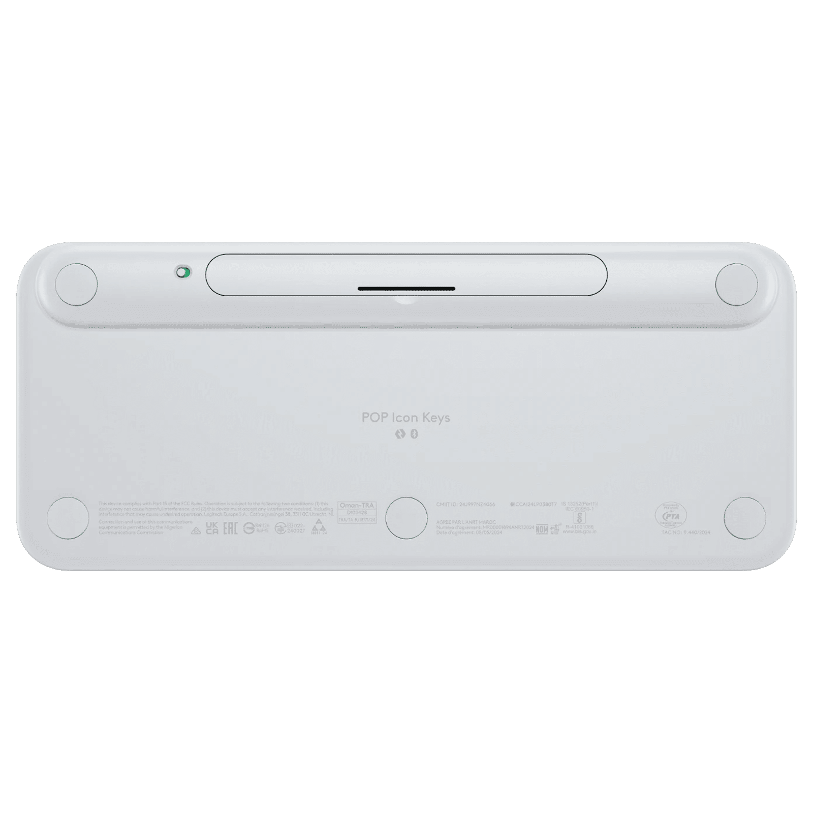 logitech POP Icon Keys Bluetooth Wireless Keyboard with Customizable Action Keys (Easy Switch Keys, Off White and Orange)_6