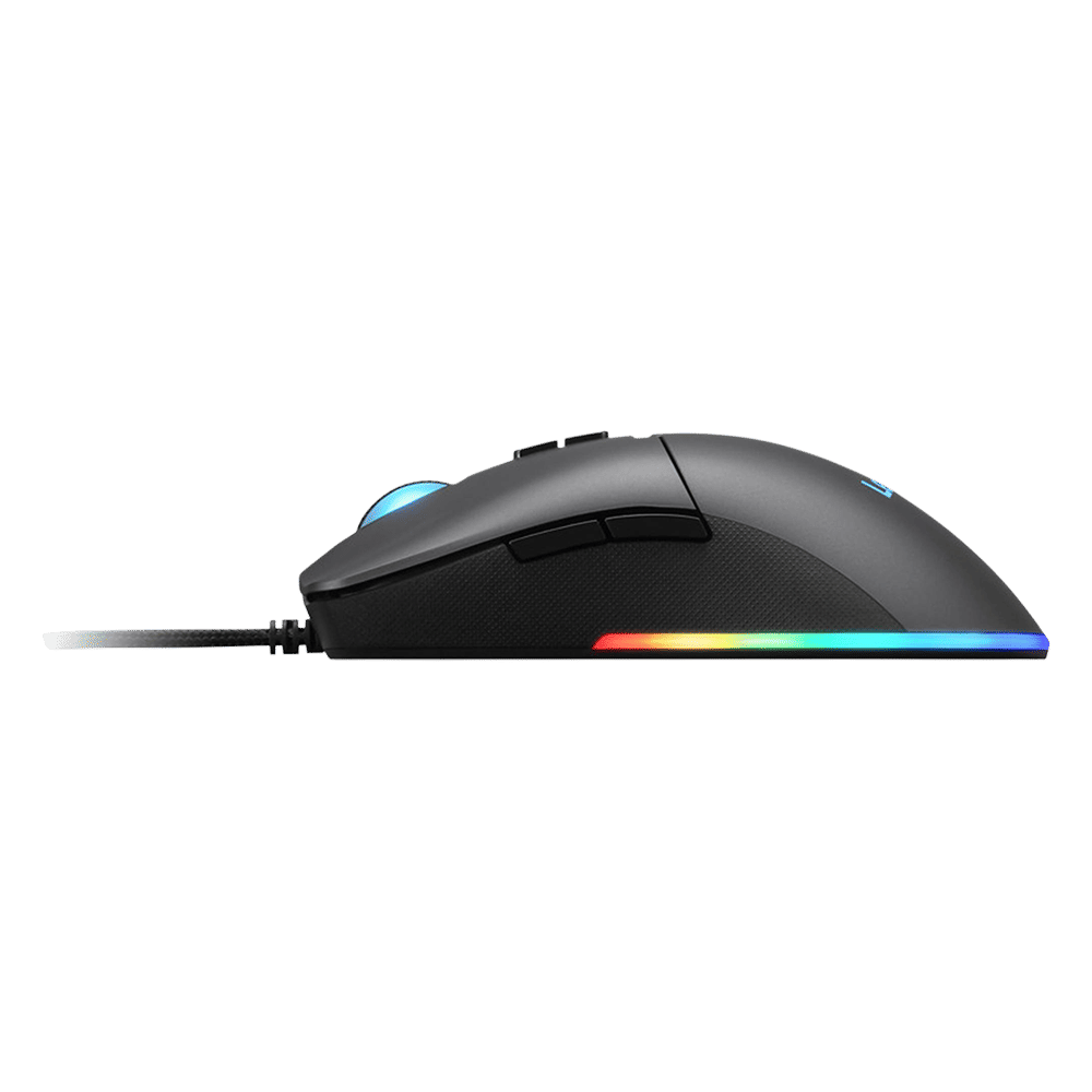 Lenovo M210 Wired RGB Gaming Mouse with 3 Zone RGB Lighting (8000 DPI Adjustable, 4 Levels DPI Switch, Black) Lenovo M210 Wired RGB Gaming Mouse with 3 Zone RGB Lighting (8000 DPI Adjustable, 4 Levels DPI Switch, Black)_8