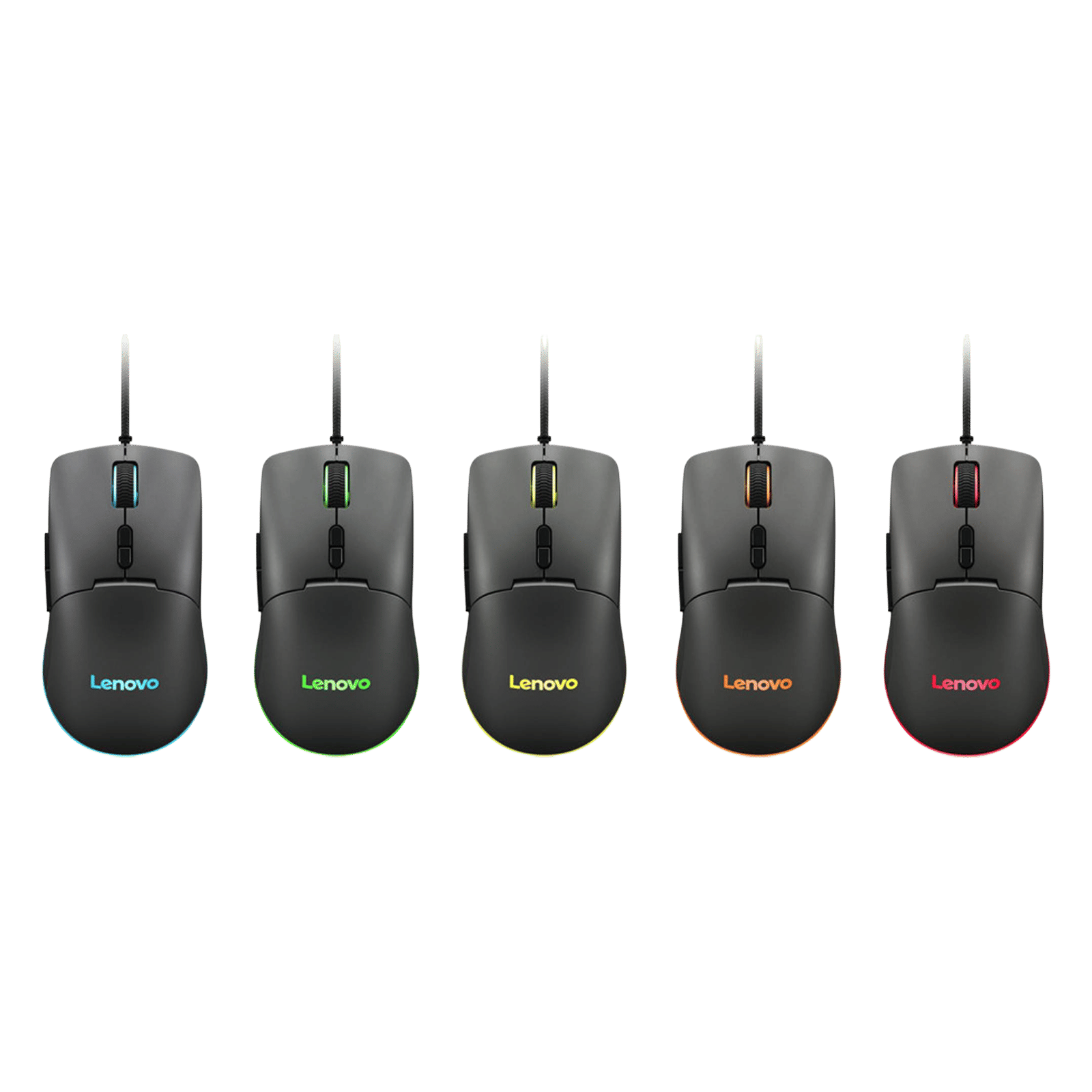 Lenovo M210 Wired RGB Gaming Mouse with 3 Zone RGB Lighting (8000 DPI Adjustable, 4 Levels DPI Switch, Black) Lenovo M210 Wired RGB Gaming Mouse with 3 Zone RGB Lighting (8000 DPI Adjustable, 4 Levels DPI Switch, Black)_7