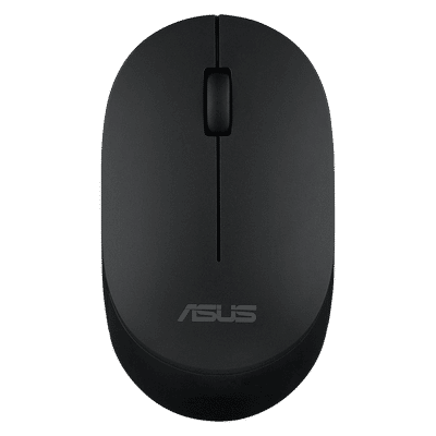 ASUS MW103-BLK Wireless Optical Mouse with
                      Silent Click Buttons (1600 DPI, Ambidextrous
                      Design, Black)