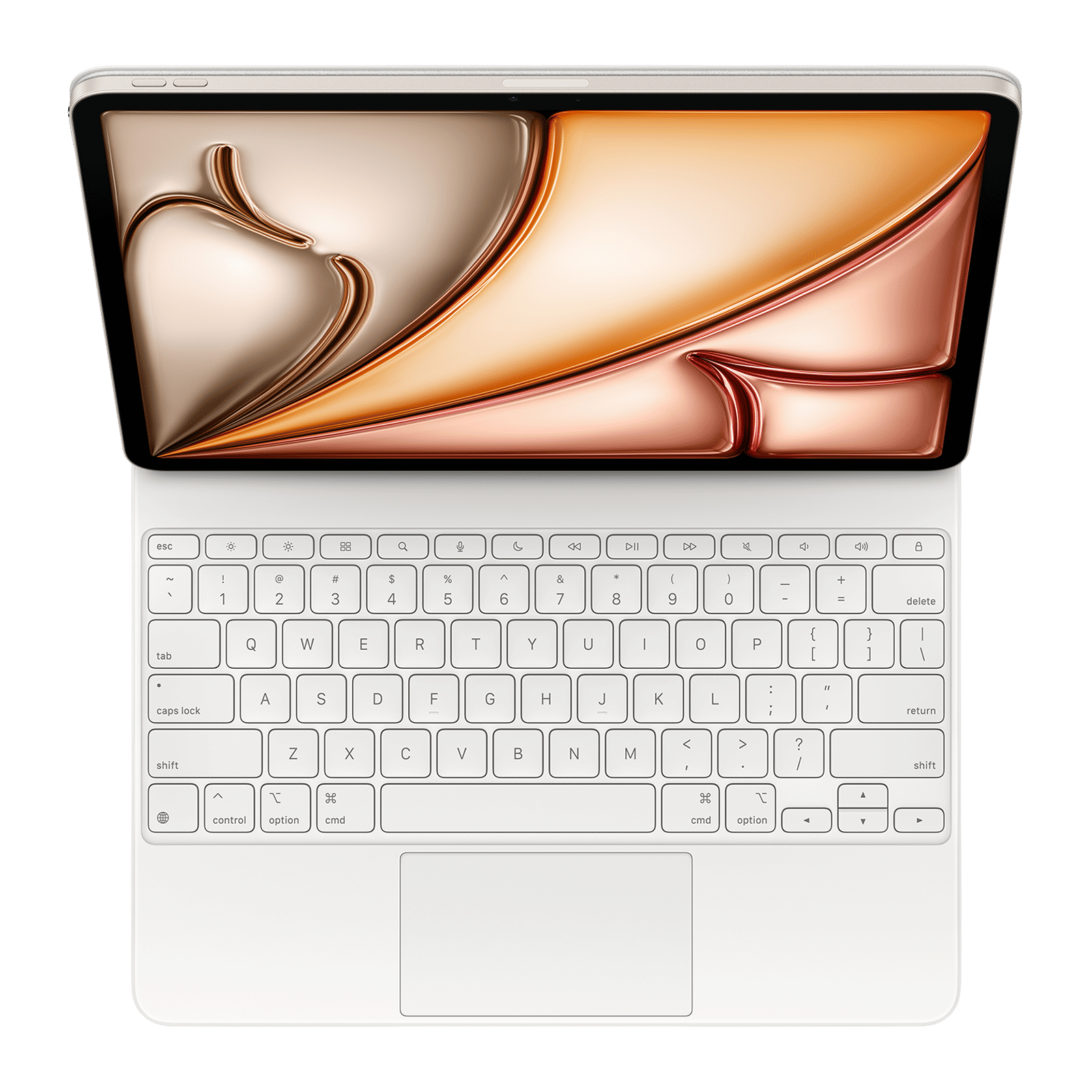 Apple Magic Keyboard for iPad Air 13 Inch (M3 & M2) with Touchpad (Multi Touch Gestures, White) Apple Magic Keyboard for iPad Air 13 Inch (M3 & M2) with Touchpad (Multi Touch Gestures, White)_2