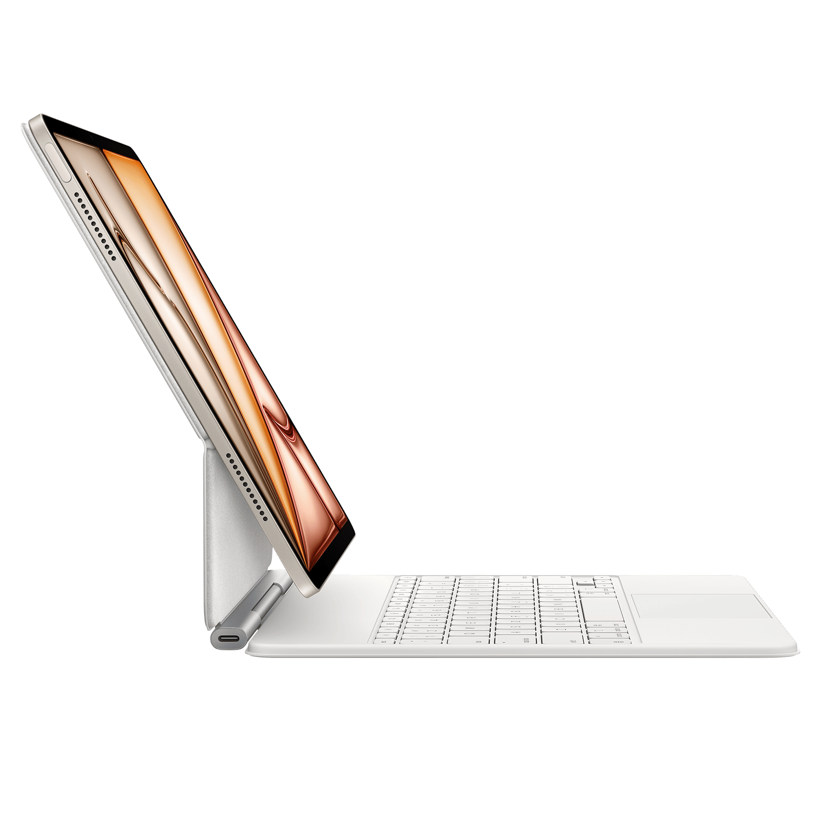 Apple Magic Keyboard for iPad Air 13 Inch (M3 & M2) with Touchpad (Multi Touch Gestures, White) Apple Magic Keyboard for iPad Air 13 Inch (M3 & M2) with Touchpad (Multi Touch Gestures, White)_4