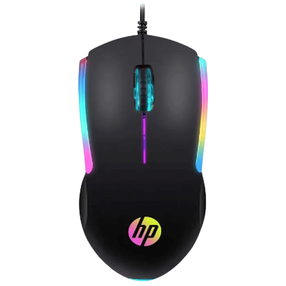 HP M160 Wired Gaming Mouse with LED Backlight (1600 DPI Adjustable, Ergonomic Design, Black) HP M160 Wired Gaming Mouse with LED Backlight (1600 DPI Adjustable, Ergonomic Design, Black)_1