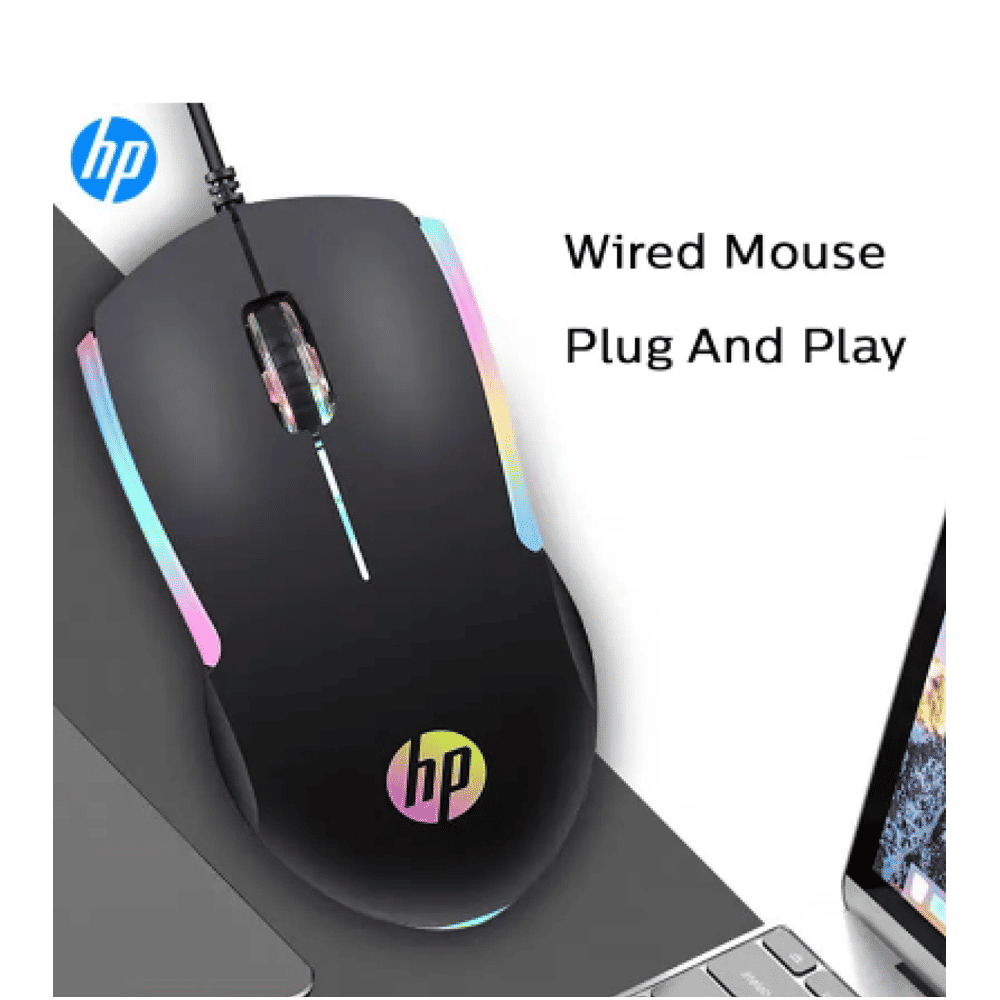 HP M160 Wired Gaming Mouse with LED Backlight (1600 DPI Adjustable, Ergonomic Design, Black) HP M160 Wired Gaming Mouse with LED Backlight (1600 DPI Adjustable, Ergonomic Design, Black)_8