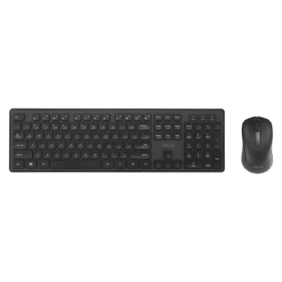 ASUS CW101 Wireless Keyboard & Mouse
                      Combo (104 Keys, 1000DPI, Near Silent Operation,
                      Black)