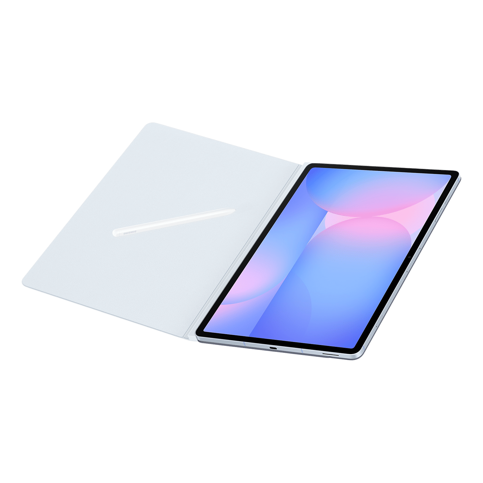 SAMSUNG EF-BX620PLEG Polyurethane Flip Cover for Galaxy Tab S10 FE Plus (Magnetically Attachable, Blue)_4