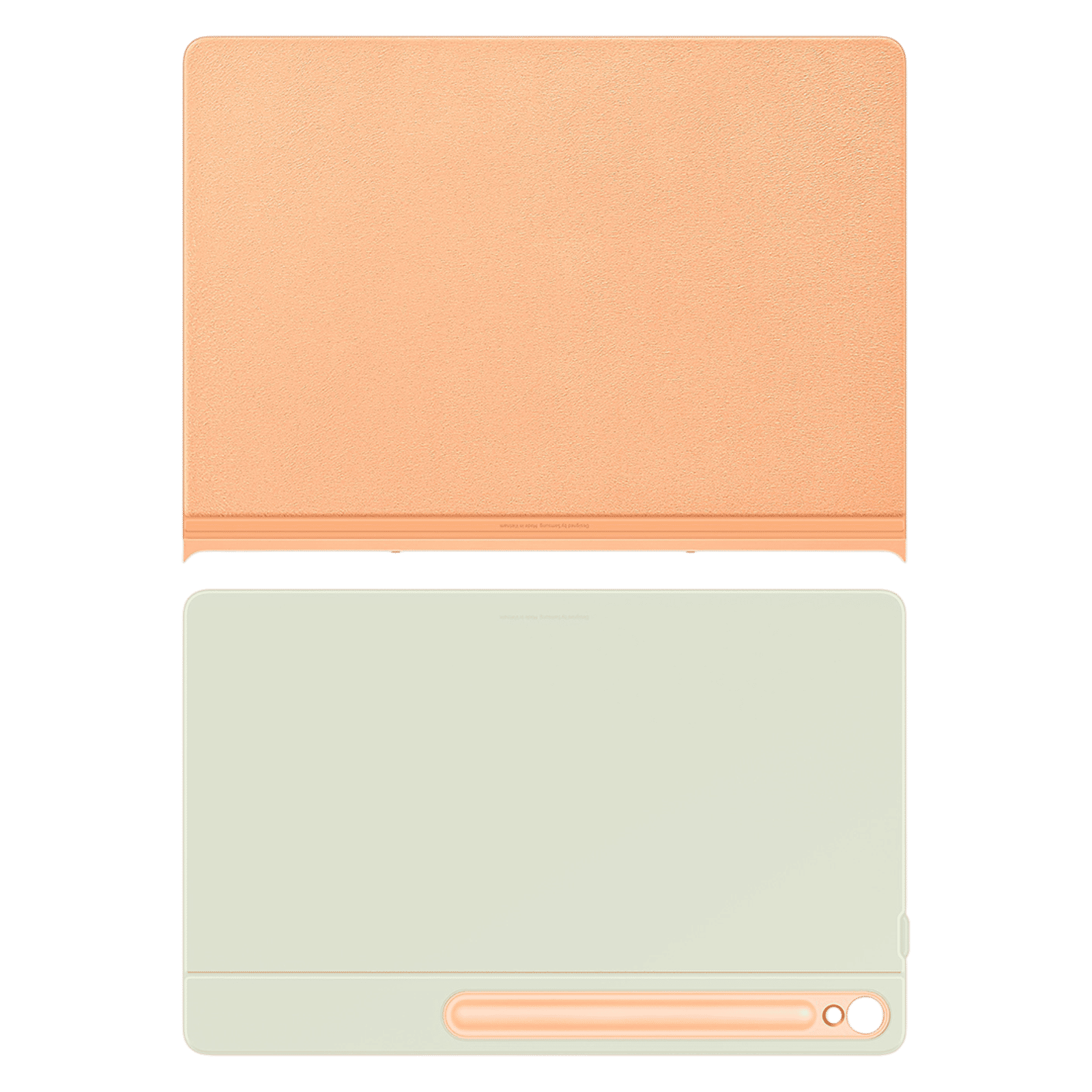 SAMSUNG EF-BX620POEG Polyurethane Flip Cover for Galaxy Tab S10 FE Plus (Magnetically Attachable, Orange)_1