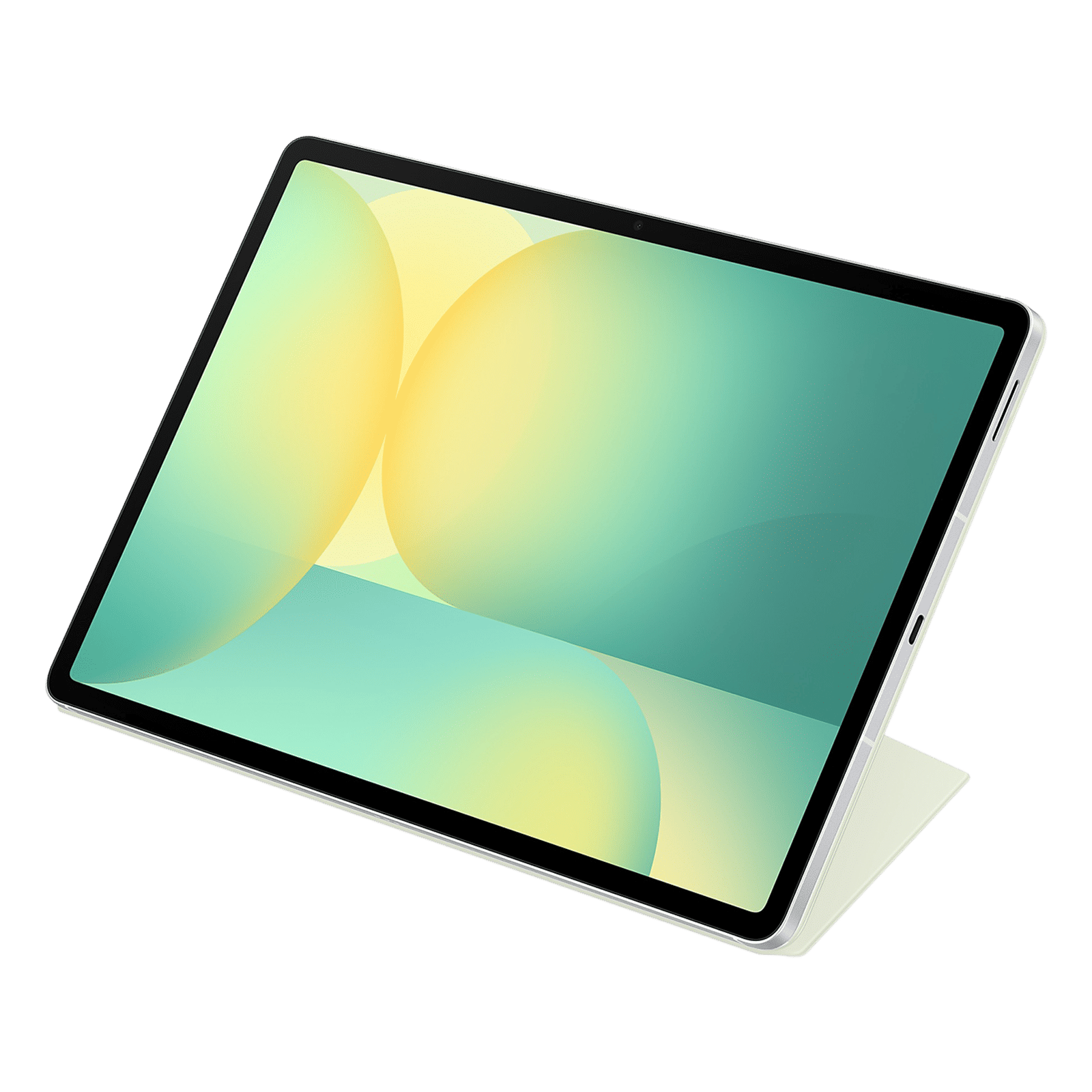 SAMSUNG EF-BX620POEG Polyurethane Flip Cover for Galaxy Tab S10 FE Plus (Magnetically Attachable, Orange)_2