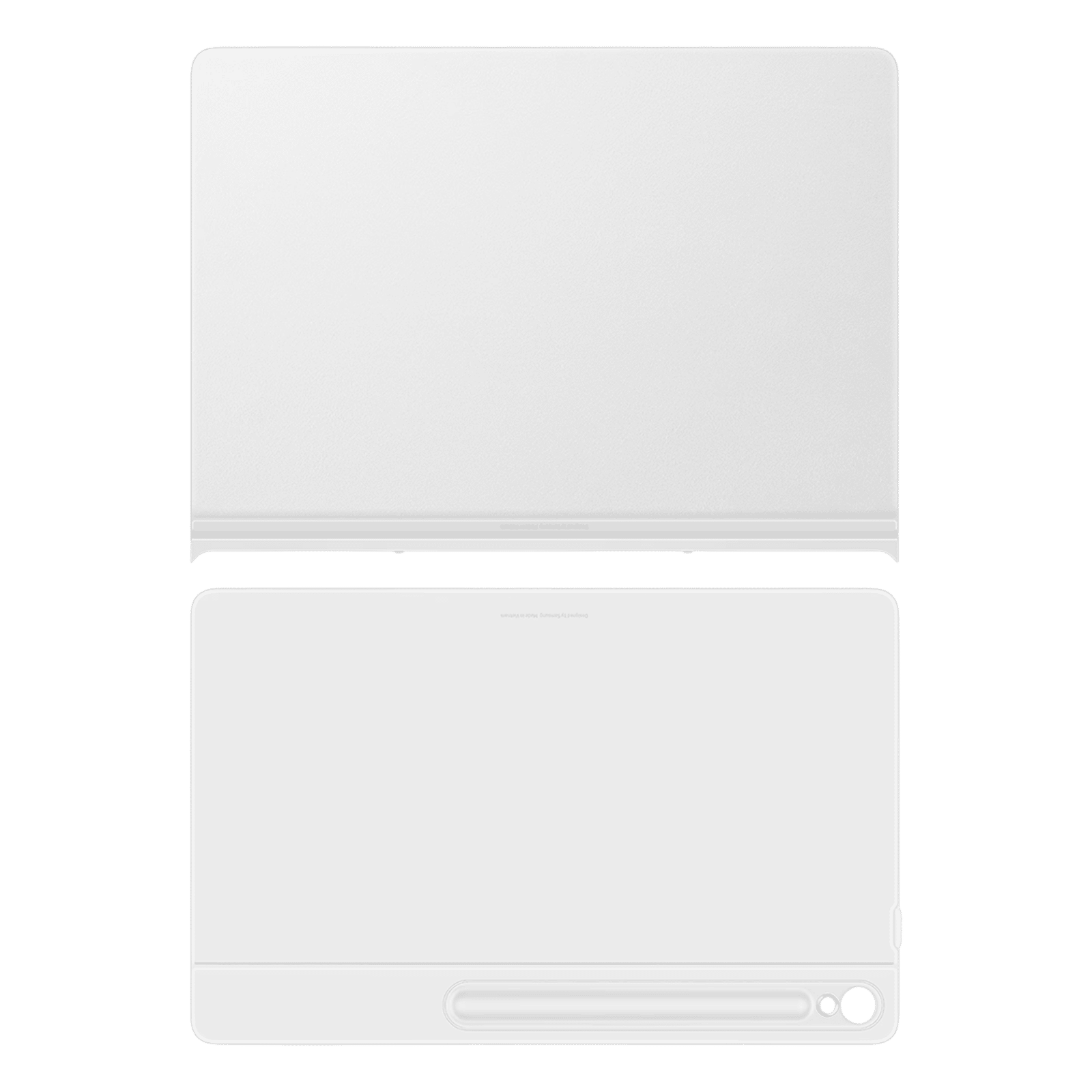 SAMSUNG EF-BX620PWEG Polyurethane Flip Cover for Galaxy Tab S10 FE Plus (Magnetically Attachable, White)_1