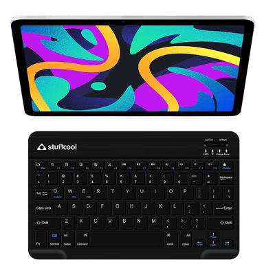 stuffcool BK-630 Rechargeable Bluetooth
                      Wireless Keyboard with LED Indicator (On/Off
                      Switch, Black)