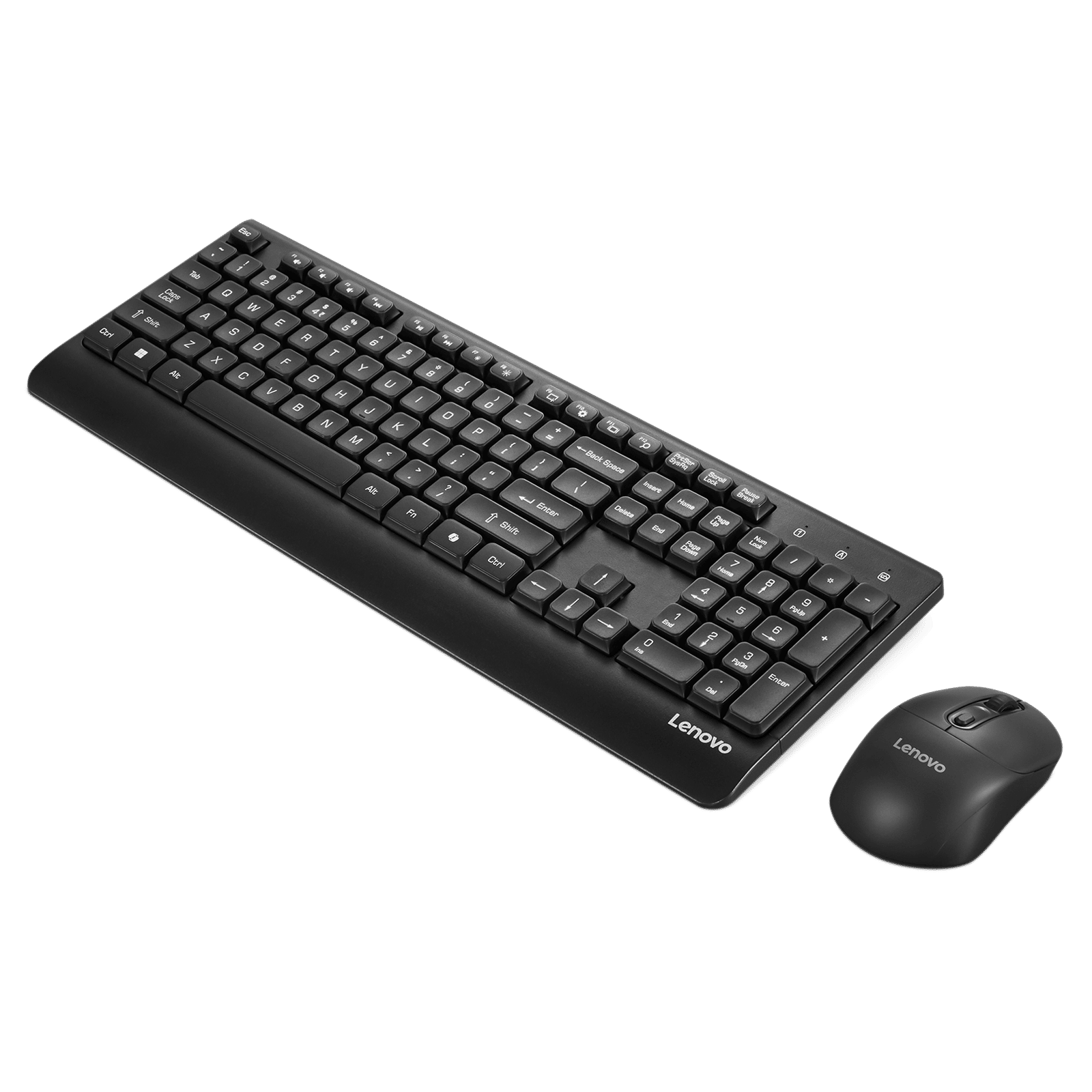 Lenovo 210 USB A Wireless Keyboard & Mouse Combo (104 Keys, 1600DPI Adjustable, Ambidextrous, Black)_5